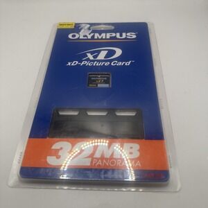 Olympus 32MB xD Picture Card Camera Memory Card New With Cardholder For 6